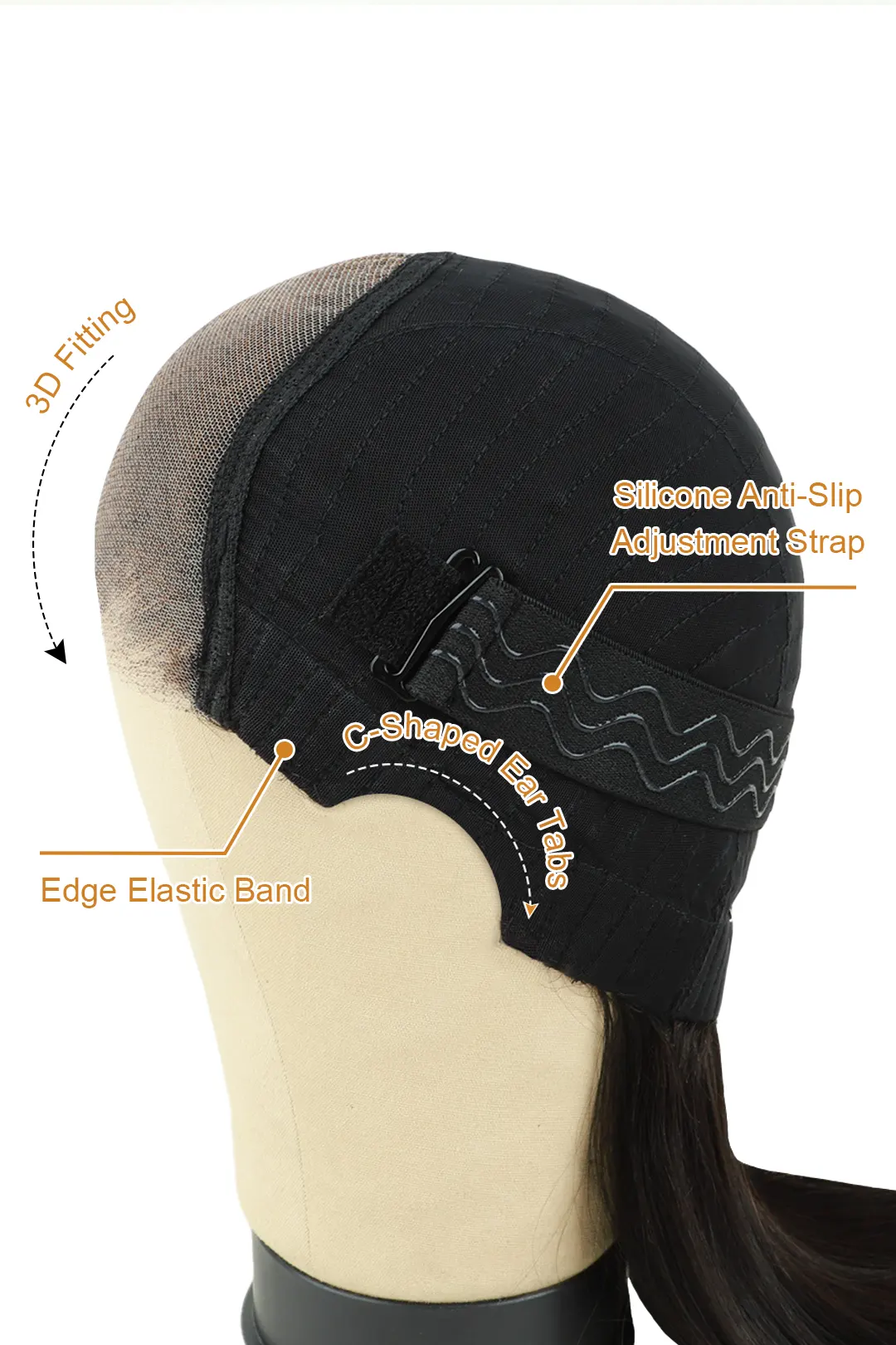 Wear and Go 6x5 Lace Frontal Wig Straight Human Hair Natural Black - Image 4