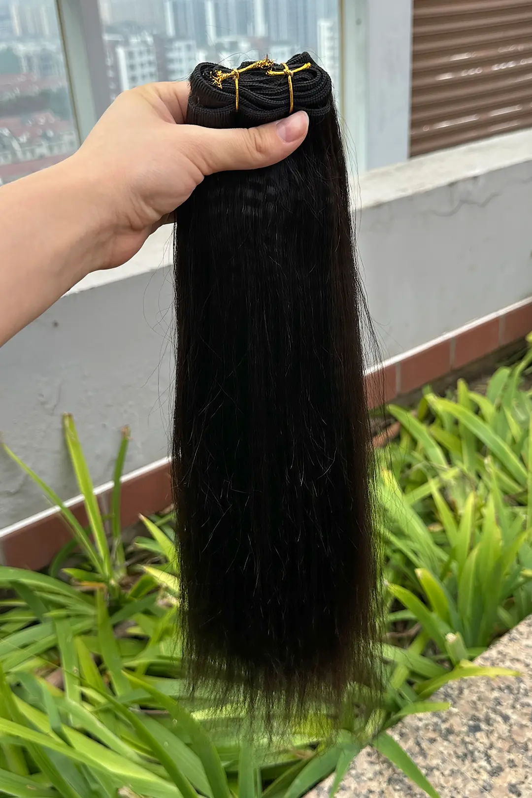 Yaki Cambodia Virgin Hair Bundles Sew in Extensions Double Weft - Image 3