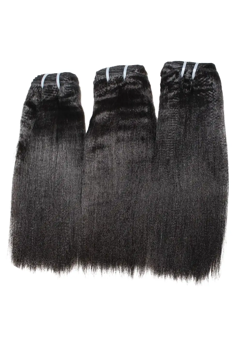 Yaki Cambodia Virgin Hair Bundles Sew in Extensions Double Weft - Image 5