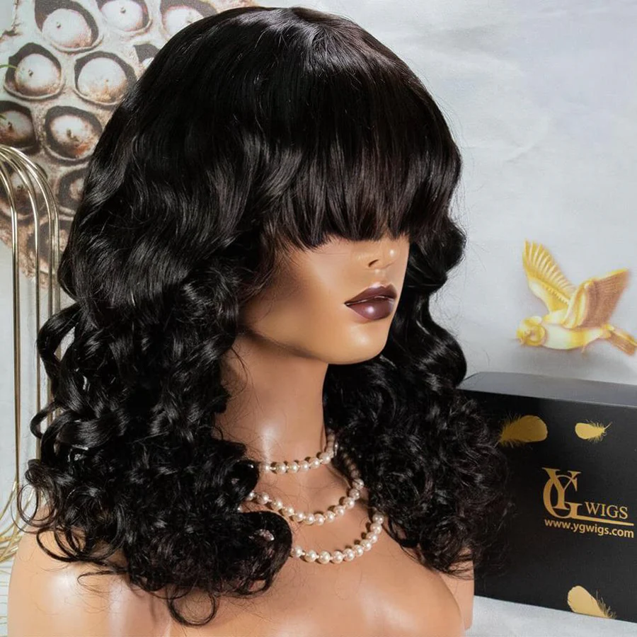 Body Wave Non Lace Scalp Top Wigs Virgin Human Hair MM06 - Image 3