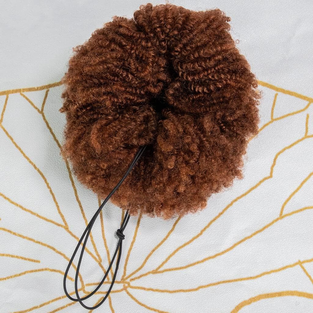 Kinky Curly 99J & Brown Drawstring Ponytail 120-150g - Image 11