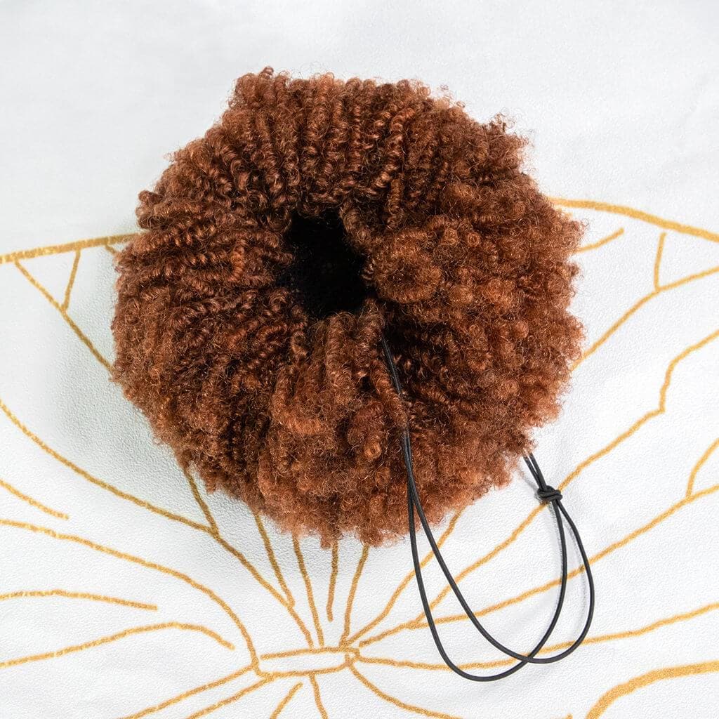 Kinky Curly 99J & Brown Drawstring Ponytail 120-150g - Image 12