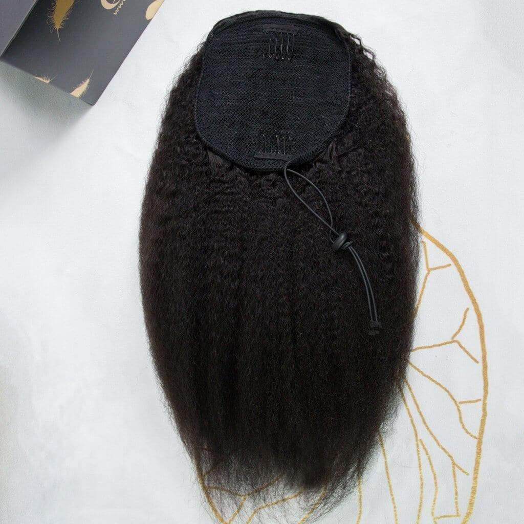 Kinky Straight Natural Mix Color Drawstring Ponytail 120-150g - Image 10