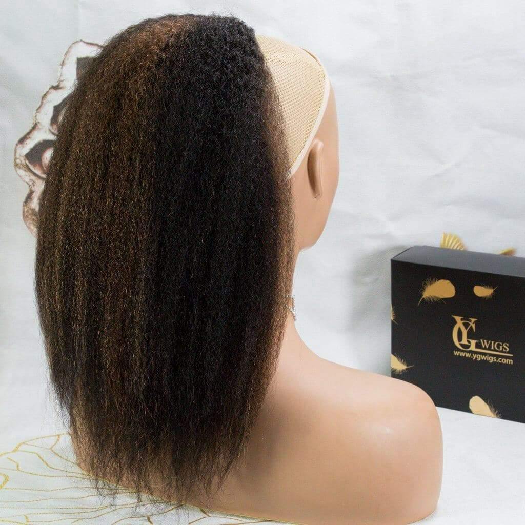 Kinky Straight Natural Mix Color Drawstring Ponytail 120-150g - Image 15