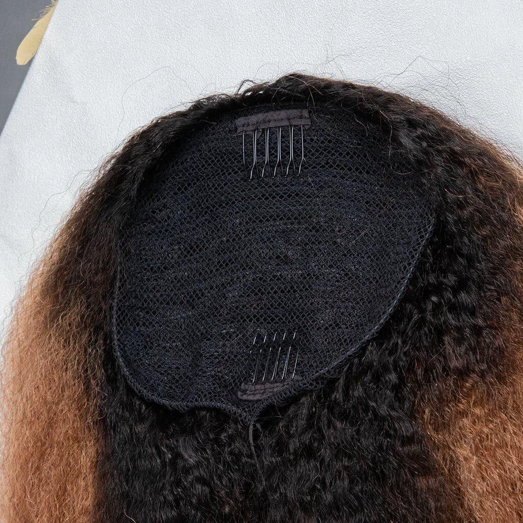 Kinky Straight Natural Mix Color Drawstring Ponytail 120-150g - Image 25
