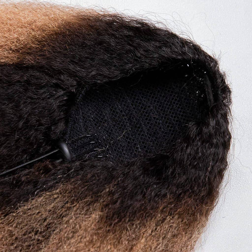 Kinky Straight Natural Mix Color Drawstring Ponytail 120-150g - Image 27