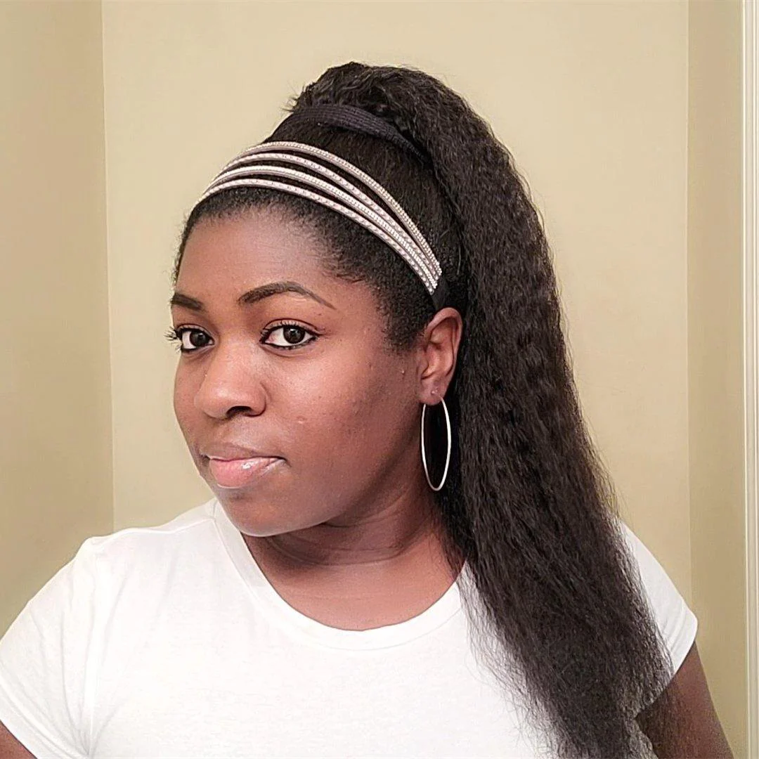 Kinky Straight Natural Mix Color Drawstring Ponytail 120-150g - Image 5