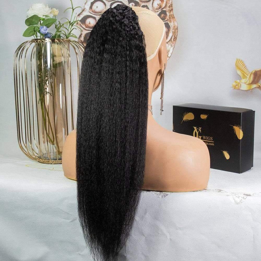 Kinky Straight Natural Mix Color Drawstring Ponytail 120-150g - Image 7