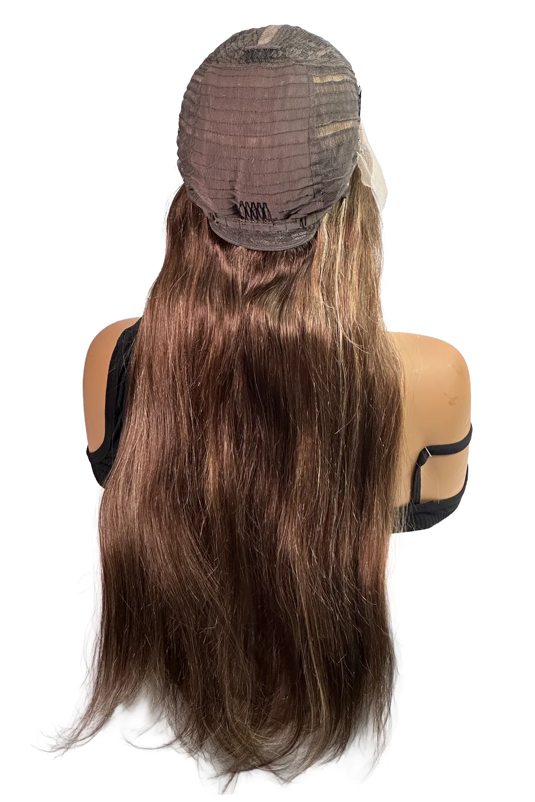 Ygwigs T Part Lace Wig Highlight 27# Straight 20-22 inch - Image 6