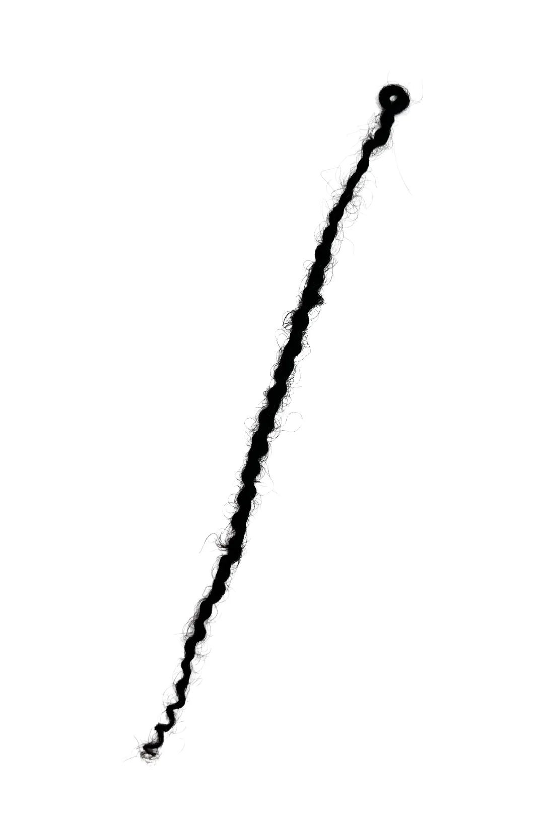 Ygwigs Twist Braided Feather Crochet Miracle Knots Human Hair Extension 10inch - Image 4