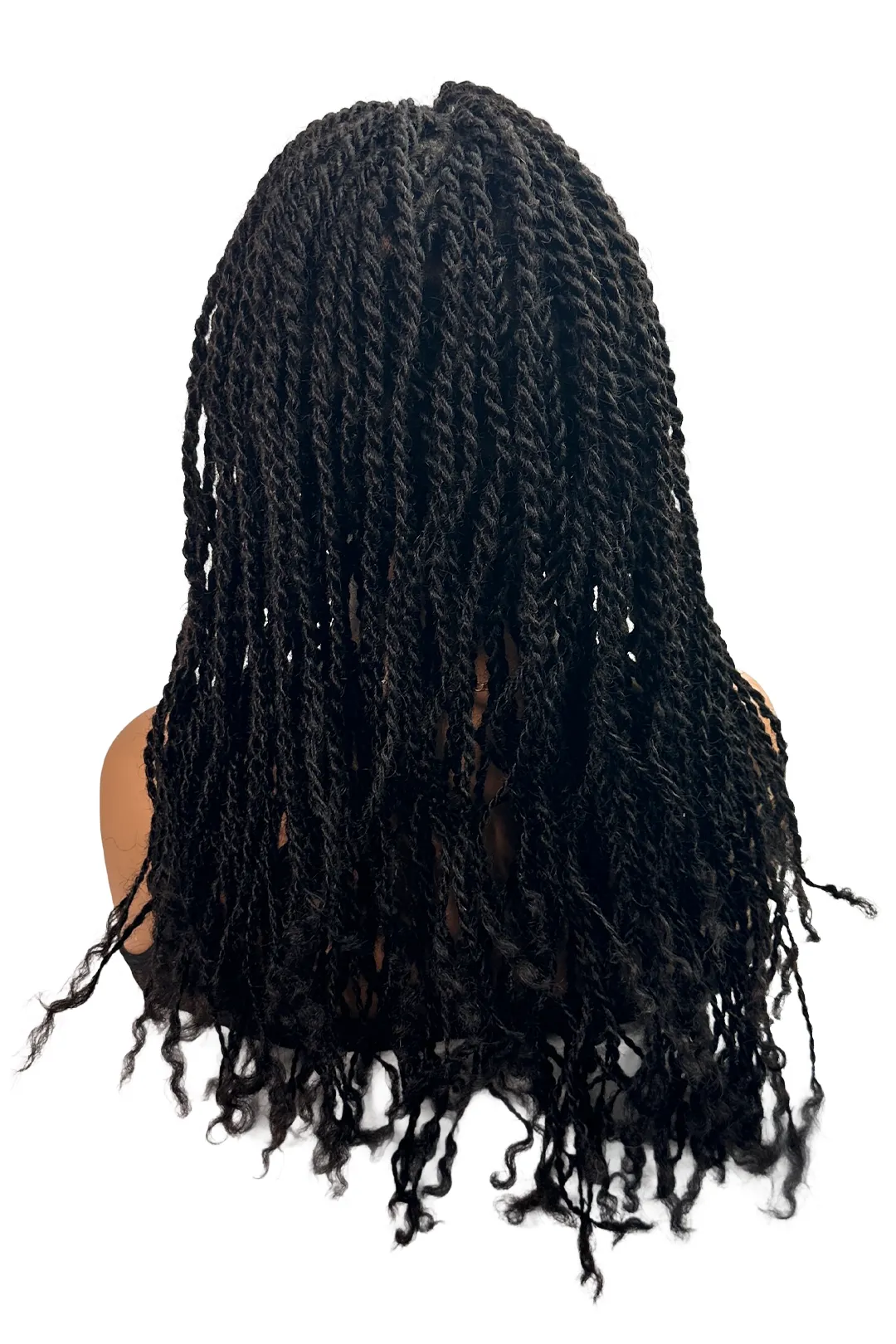 Ygwigs Twist Braids Full Lace Wig 18inch 100% Virgin Hair - Image 3