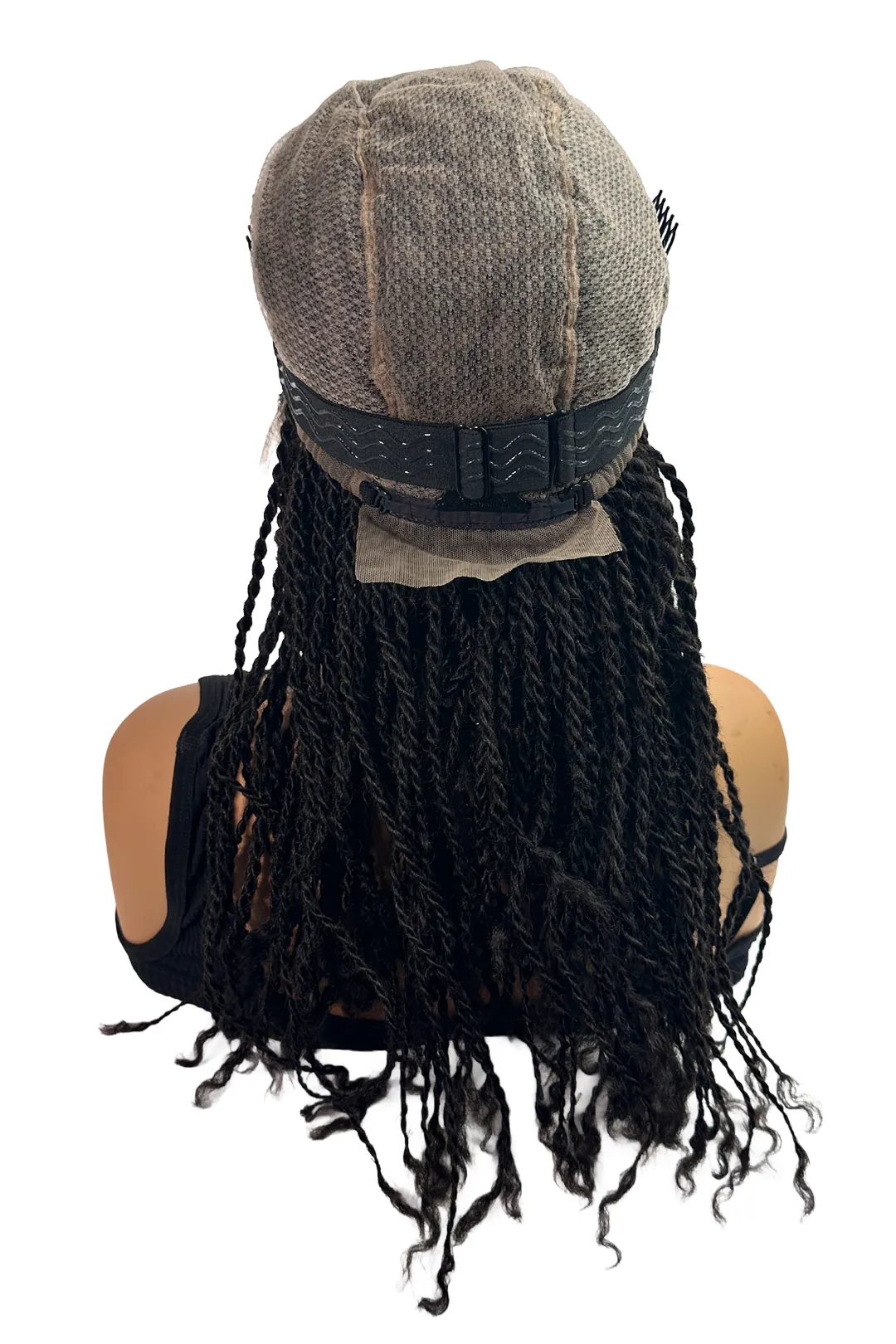 Ygwigs Twist Braids Full Lace Wig 18inch 100% Virgin Hair - Image 6