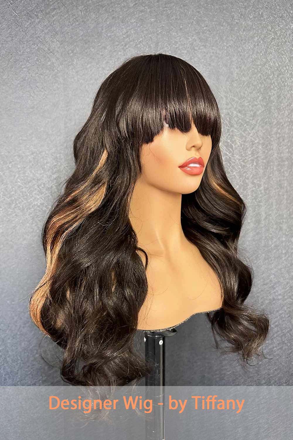 Non-Lace Scalp Top Wigs Yaki Wave with Bangs Virgin Human Hair - Image 7